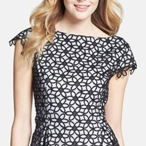 Adrianna Papell Black & White Cocktail Dress 2